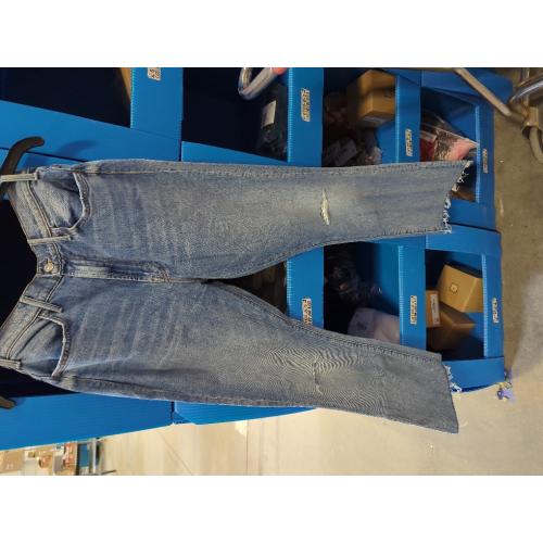 Mother Superior Size 29  Womens Five Pocket Wide Leg Jean with ps at Knee, Fashionable & Stylish Pants