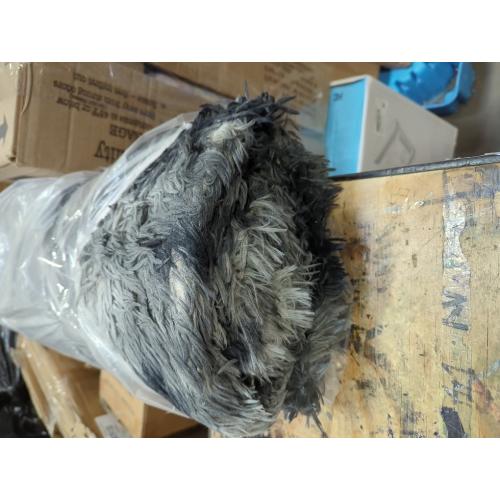 Shaggy Area Rugs, Fuzzy Rugs for Living Room, Soft Nursery Area Rug for Girls, Tie Dye Black Gray Plush Area Rugs Non Slip, Fluffy Rug Carpet