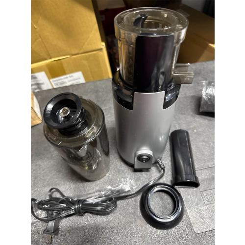 Masticating Juicer Machines, Reemix Cold Press juicer Machine Compact & Small Size, Juice Extractor, Nutrient and Vitamin Dense, BPA-Free Tritan, Easy to Clean (Silver)