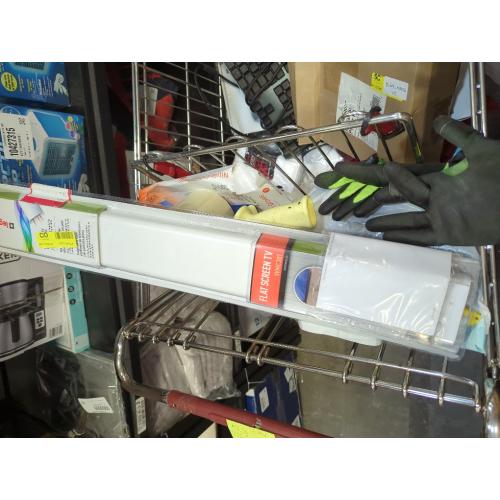 Wiremold 30  Flat Screen TV Cord Cover Kit - Cover - White - Plastic