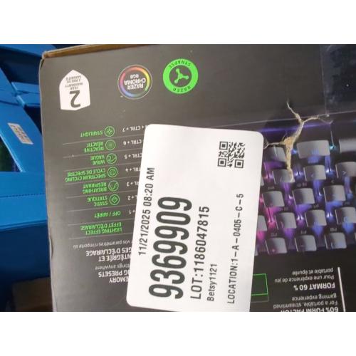 Hunstman Mini 60% Optical Wired Keyboard with Chroma RGB - Black