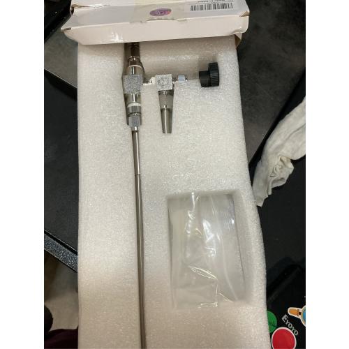 Counter Pressure Bottle Filler Stainless Steel Bottle Filler Counter Pressure Beer Bottling Wand 60psi CO2 Gauge 1/4 & 5/16 Barb Homebrew Beer Bottle Filler Hand Held Bottle Filler 3ft Hose