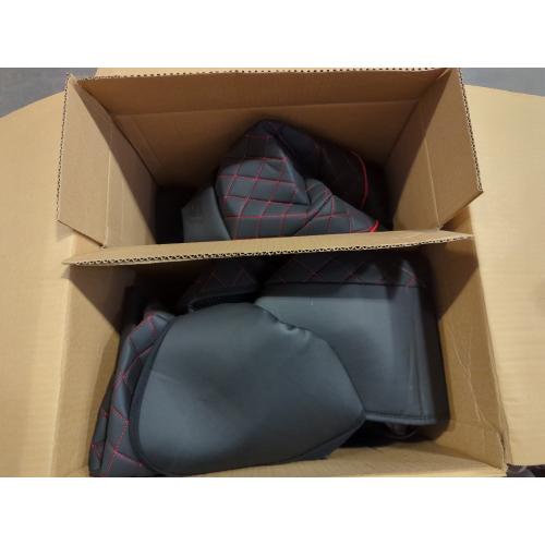 Black and Red Skechers Car Seat Covers,Piping Luxury Faux Seat Covers,Waterproof Anti Slip Car Seat Protector Full Set,Car Accessories Airbag Universal Fit for Most Cars,Vans,Trucks,SUV