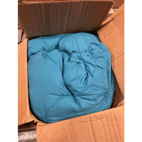 BEDELITE Teal King Size Comforter Set - 3 Pieces Boho Pintuck Bedding Comforter Sets, Lightweight Soft & Warm King Bedding Set with 2 Pillowcases for All Season