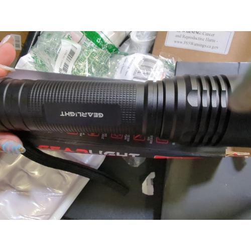 GearLight S2000 LED Flashlight High Lumens - Super Bright, Powerful, Mid-Size Tactical Flashlight for Outdoor Activity & Emergency Use - S2000-1 Pack, (Batteries Not Included)