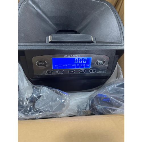 Coin Counter and USD Coin Sorter with LCD Display, 300-Coin Capacity, Automatic Change Counter for 1￠ 5￠ 10￠ 25￠ $1, 270 Coins/min,Coin Sorter and Wrapper Machine for Fast & Accurate Sorting