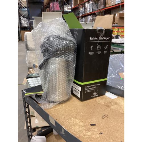 Cresimo Coffee Carafe with Pump - 102oz / 3L Airpot 12 Hours Large Hot Water Carafe, Cocoa Dispenser for Parties - Tea Flask, Insulated Stainless Steel Airpots for Hot Beverage Dispenser -Coffee Pump