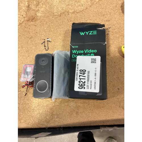 Wired Video Doorbell v2, 2K HD Video with Head-to-Toe view, 2-way Audio, Night Vision, Voice Assistants