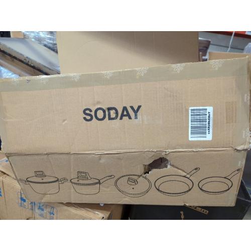 12 Pcs Pots and Pans Set, Nonstick Cookware Sets Black Granite Induction Cookware, Non-toxic Healthy Non Stick Kitchen Cooking Set with Frying Pans Set, Saucepans,Steamer (PFAS, PFOA, PFOS Free)