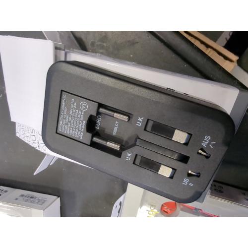 Travel Smart Does-It-All Adapter with Cables & USB-A & C Ports
