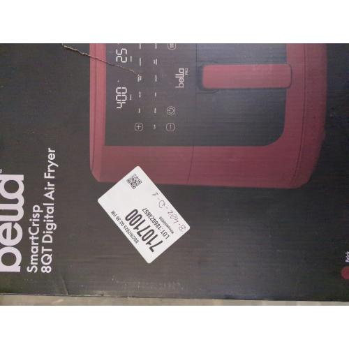 Brick Bella PRO - SmartCrisp 8-qt. Touchscreen Air Fryer - Brick