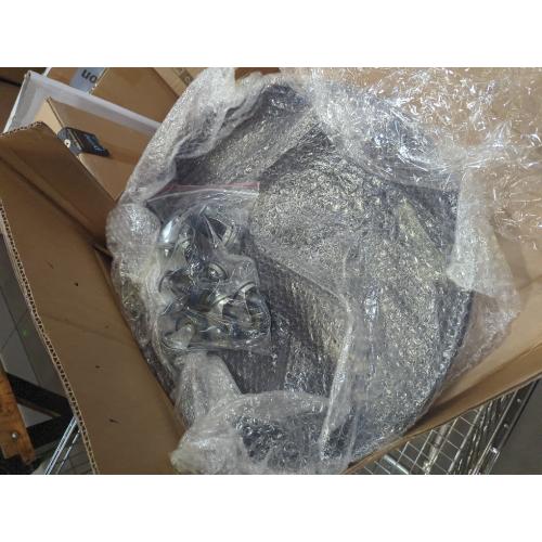 BLUE USED  Plant Caddy with Wheels, Heavy Duty Plant Stand with Universal Wheels, Round Pot Trolley for Indoor Outdoor,18inch Black