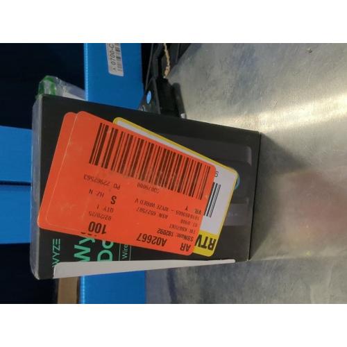 WYZE Wired Doorbell Camera v2(existing doorbell Wiring Required), 2K Security Video Doorbell, Color Night Vision, 2-Way Audio, Package Monitor, Works with Alexa & Google Assistant. Free Expert Setup