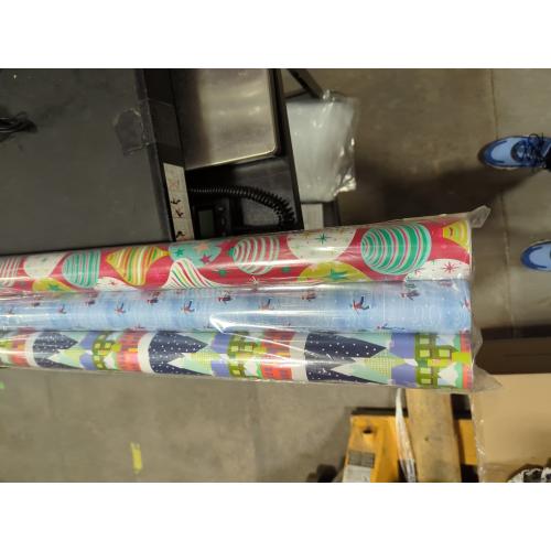Christmas    Wrapping Paper 3 Rolls Happy Birthday Dinosaur Balloon Printed Wrapping Paper for Boys- Mini Roll 17 inch x 120 inch(10feet) Per Roll