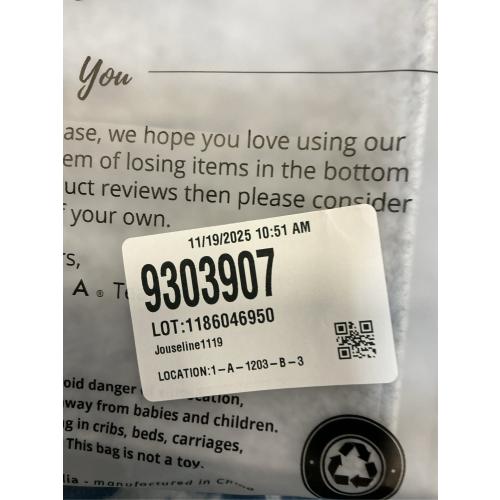 11 inch Soft Grey Felt Tote Organizer Insert for Purses, Backpacks, and Tall Totes