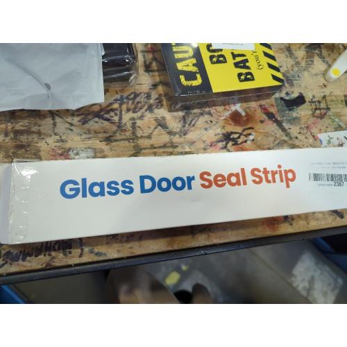 MOPMS Draft Stopper Sweep, Door Weatherproofing Stripping, Window Seal Strip Self-adhisive Soundproof Seal Strip Cuttable Window Weather Stripping, Length 6.56Ft- Black