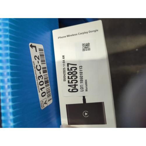 Wireless CarPlay Adapter for Apple - Stable Fast Connection for Convert Factory Wired to Wireless CarPlay Dongle Cars for iPhone - No Latency from iOS 10  to Car Display (Black)