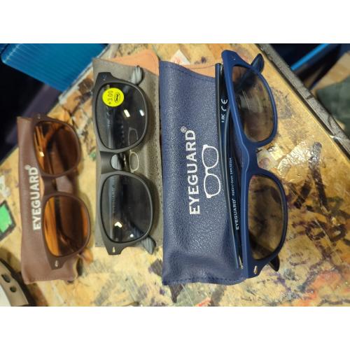 EYEGUARD 3 Pack Bifocal Reading Sunglasses for Men and Women Sun Readers UV400 Protection Outdoor Reading Glasses