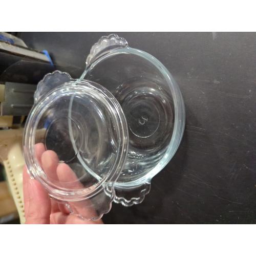 Generic Glass Food Steamer, Steamed Egg Bowl Cover, Microwave Egg Cooker for Home Kitchen, Heat Resistant Glass Mixing Bowl for Pudding and Milk Dessert