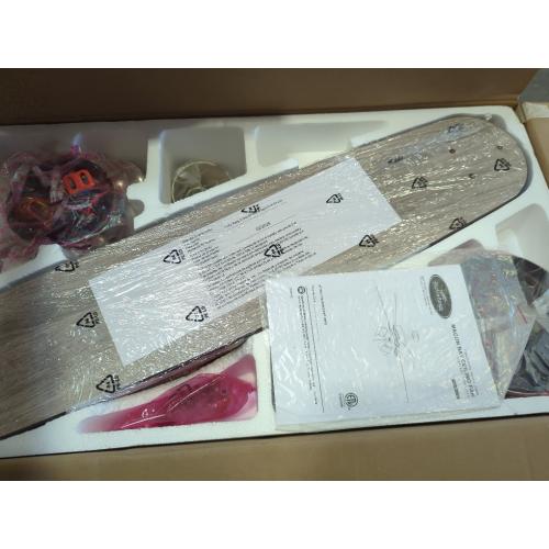 Harbor Breeze Macon Bay 62-in Brushed Nickel Indoor Ceiling Fan with Light (5-Blade)