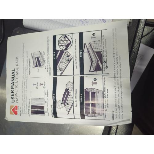 Magnetic Shelf for Fridge, Large Container Magnetic Spice Rack for Refrigerator, Fruit Potato and Onion Storage Bins, Magnetic Basket with Wood Lid, Kitchen Counter, Cabinet