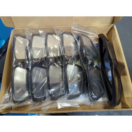 6 Pack of Black Medical King Solar Eclipse Glasses Approved 2024 (6 Pack) CE and ISO Certified Safe Shades for Direct Sun Viewing   Bonus Eclipse Guide with Map