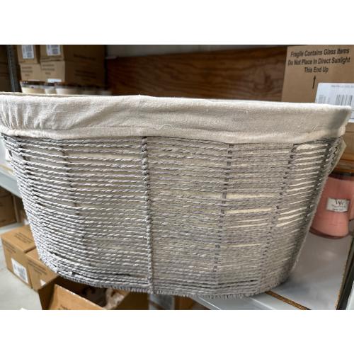 Twisted Paper Rope Oval Laundry Basket - Brightroom™