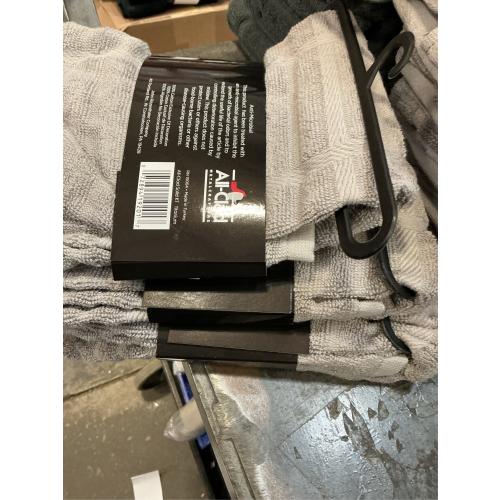 All-Clad Solid Kitchen Towel: Highly Absorbent, Super Soft Long Lasting - 100% Cotton, 17x30 Tea Towel for Cleaning & Drying Dishes, Pans, Glassware, or Countertops, (1-Pack), Titanium Gray