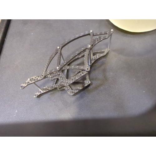 INJORA Kangaroo Carbon Fiber Chassis Frame Kit for SCX24 Deadbolt JLU C10 Bronco 1/24 RC Crawler Upgrade