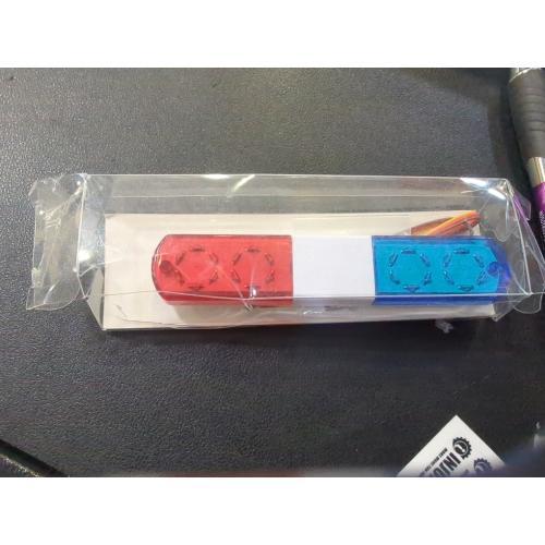 Flash Alarm Lamp LED Police Car Bright Light for 1/10 RC D12 , Traxs Axial Car Upgrade Parts, 115mm,Red & Blue - Walmart Business Supplies