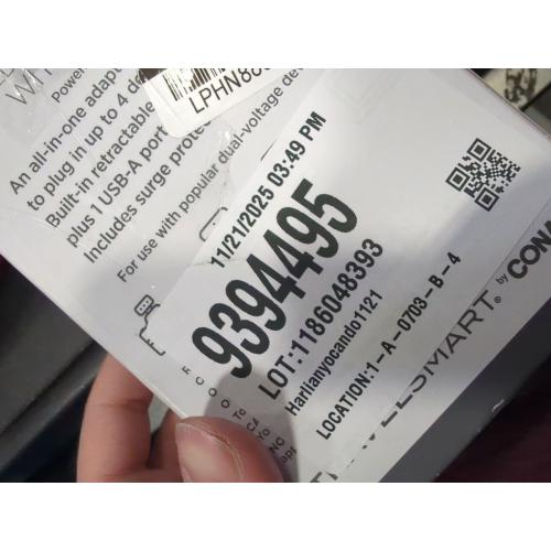 Travel Smart Does-It-All Adapter with Cables & USB-A & C Ports