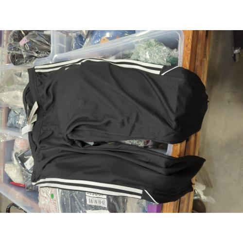 Size 4XL..adidas Men's Essentials Warm-up Open Hem 3-stripes Tracksuit Bottoms