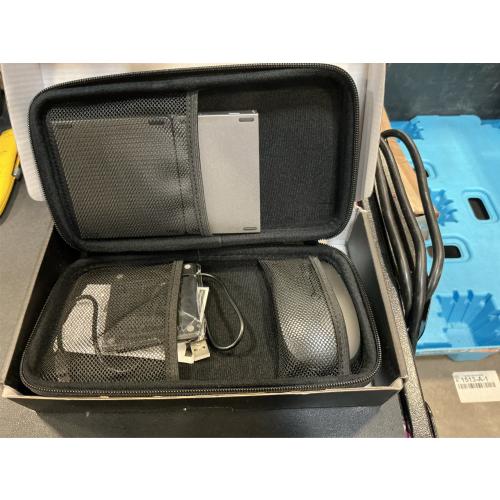 Foldable Keyboard and Mouse for Laptop, Travel Bluetooth Folding Keyboard Mouse with Portable Case, Rechargeable Keyboard for Business, 2.4G Wireless & Bluetooth, for iPad Tablets Laptop iOS Android