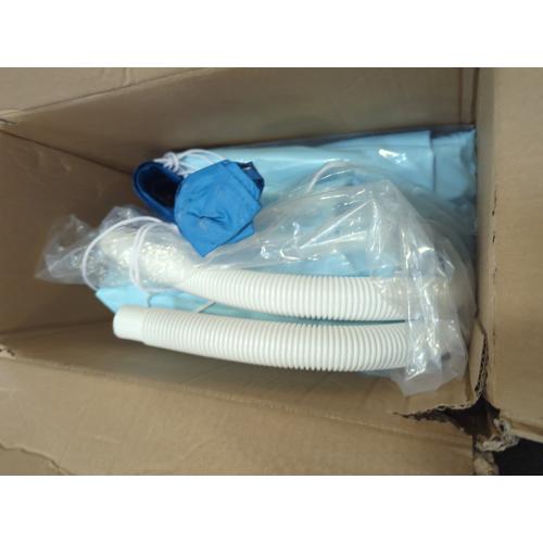 Large Inflatable Swimming Pool with Canopy, 150” x 70” x 20” Full-Sized Inflatable Pool for Kids & Adults, Kiddie Pool with Sun Shade, Blow Up Pool for Backyard, Garden, Age 3 , Blue