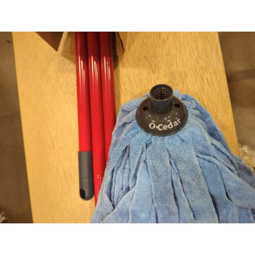 O-Cedar Microfiber Cloth Wet Mop,Blue/Red