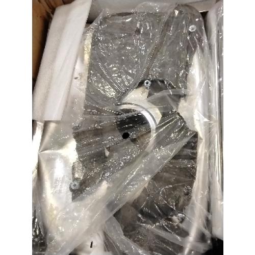 Outdoor Garden Sink Single Trough For Washing, Small Stainless Steel Utility Kitchen Hand Basin Station Sink Tub with Storage Shelve and Faucet, for Restaurant, Bar, Laundry, Garage, Backyard(54*40*75