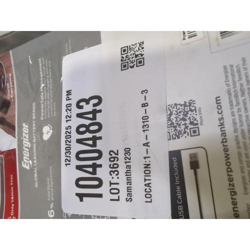 Energizer portable charger