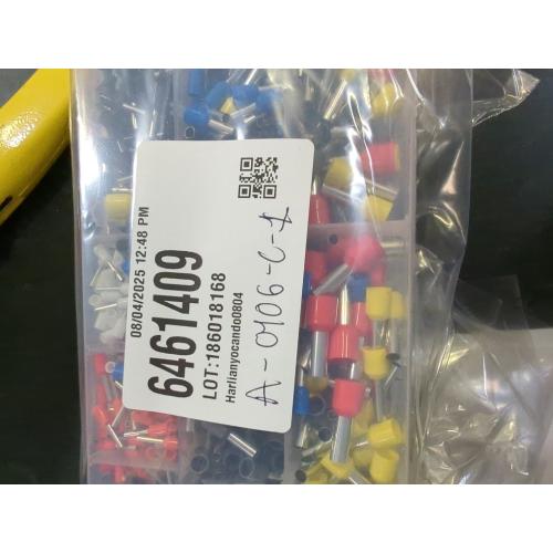 Ferrule Crimp Tool Kit, Wire Ferrule Crimper AWG 23-7 (0.25-10 mm²) with 1200PCS Ferrule Connectors Wire Ends Terminals