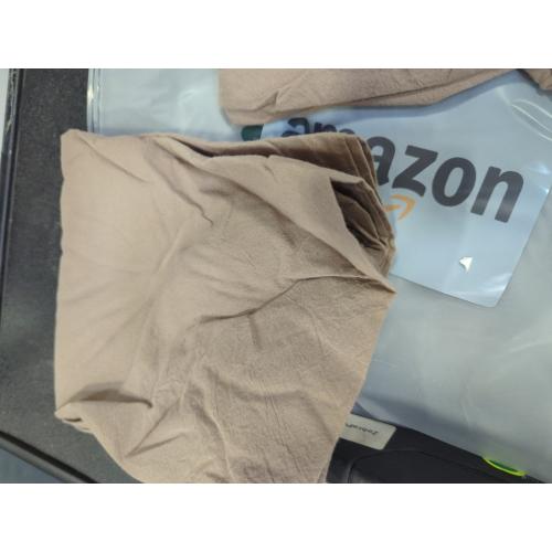 Bestouch Deep Beige Duvet Cover King Size - 3 Pieces Prewashed Cotton-Like Extra Soft Bedding Set, Includes 1 Duvet Cover with Zipper Closure & 2 Pillow Shams, Comforter Not Included