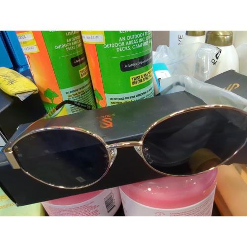 SOJOS Retro Oval Sunglasses for Women Trendy Classic Shades UV400 Protection 2 pack