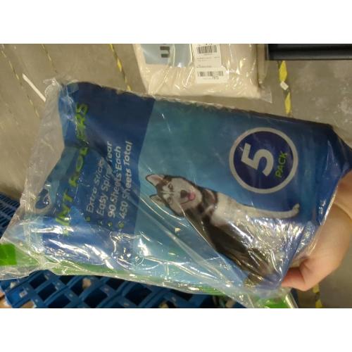 PetLovers Extra Sticky Lint Roller for Pet Hair – 450 Sheets (5 Pack) Dog & Cat Hair Remover