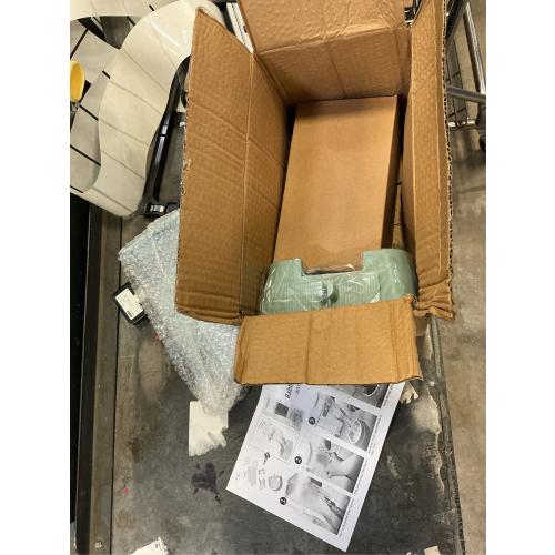 Oncpcare 1L Rabbit Cage Automatic Feeder Food Dish Small Animal Bin Feeder with Lid for Bunny Cat Ferret Chinchilla Guinea Pig