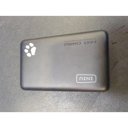 Black INIU Portable Charger, Ultra Slim 10000mAh 45W PD Power Bank, USB C in&Out Fast Charging Battery Pack, Travel Essential Phone Powerbank Compatible with iPhone 17 16 15 Samsung S22 S21 Google iPad etc