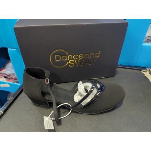 Danceand sway..size 10.…..Girls Latin Dance Shoes Low Heels Tango Salsa Ballroom Practice Performance Dancing Shoes,FT-118