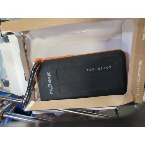 myCharge Portable Charger Waterproof USB C Power Bank Adventure, Rugged Outdoor External Battery Pack Backup (6700 mAh (Blue))