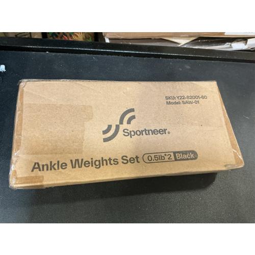 Sportneer Ankle Weights Wrist Weights Pair of 1/2/4/6/10 LBS for Men Women Kids Strength Training Wrist and Ankle Weights Set with Reflective Strips for Dancing Running Walking Fitness Workout Gym