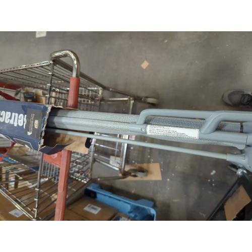 GREY Retractable Safety Baby Gate or Mesh Dog Gate,Durable Portable Mesh Retractable Gate,Easy to Use for Stairs, Doorways, Hallways, Indoor, Outdoor, 33.5 Tall, Up to 45 Wide, Gray