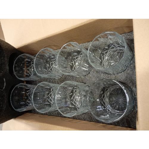 Crystal Whiskey Glasses Set of 8(Buy 6, get 2 Free), 11 OZ Old Fashioned Whiskey Glasses, Bourbon Cocktail Rocks Glasses, Clear Bar Glasses for Drinking Scotch Vodka Tequila Rum Gift for Men