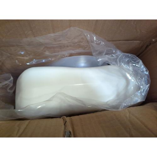 White Cardinal Health CBAS0026 Elevated Toilet Seat Without Clamp, 4.5IN, 300LB, Case of 3