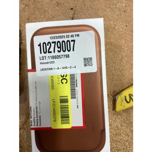 Apple iPhone 12 / 12 Pro Leather Sleeve with MagSafe - Saddle Brown